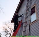 re-siding a house