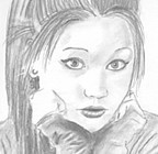 Pencil portrait; Joanna! 
image copyright MobiusBandwidth.com