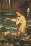 photomanipulation of an oil painting by Waterhouse    